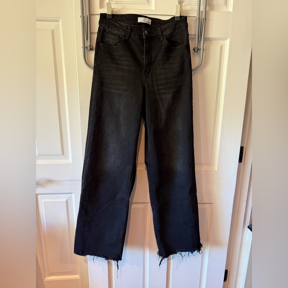 Vervet Black Super Flare Denim Jeans. Size 29!